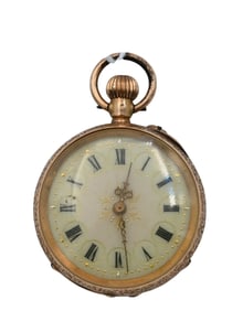 14K Yellow Gold Pocket Watch