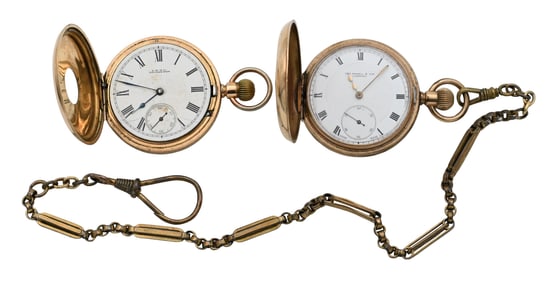 Two Gilt Pocket Watches