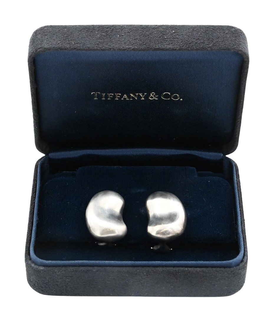 Elsa Peretti for Tiffany & Co. Sterling Silver "Bean" Earrings (1 of 5)