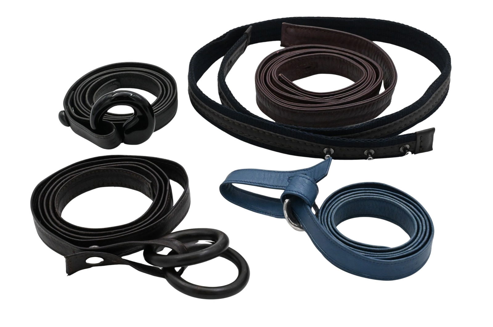 Group of Six Tiffany & Co. Vintage Leather Belts (1 of 5)