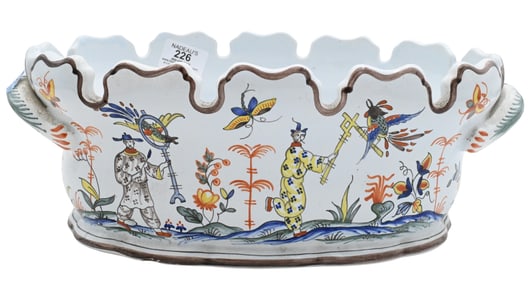 Tiffany & Co. French Chinoiserie Faience Planter