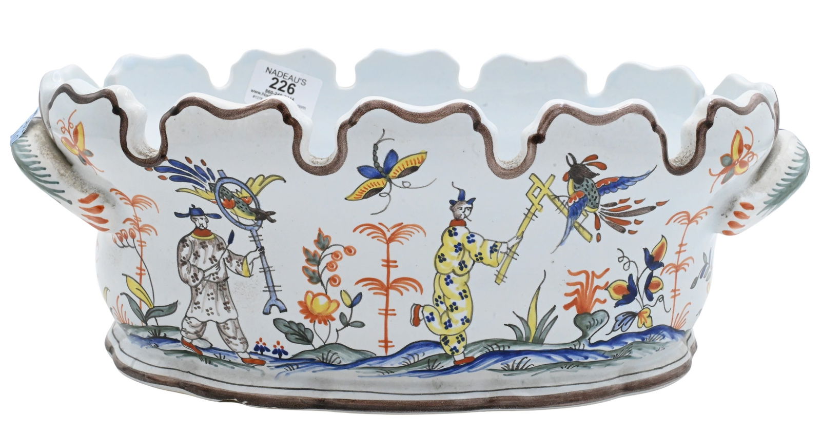 Tiffany & Co. French Chinoiserie Faience Planter (1 of 5)