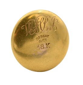 Tiffany & Co. 18K Gold and Diamond Shirt Stud