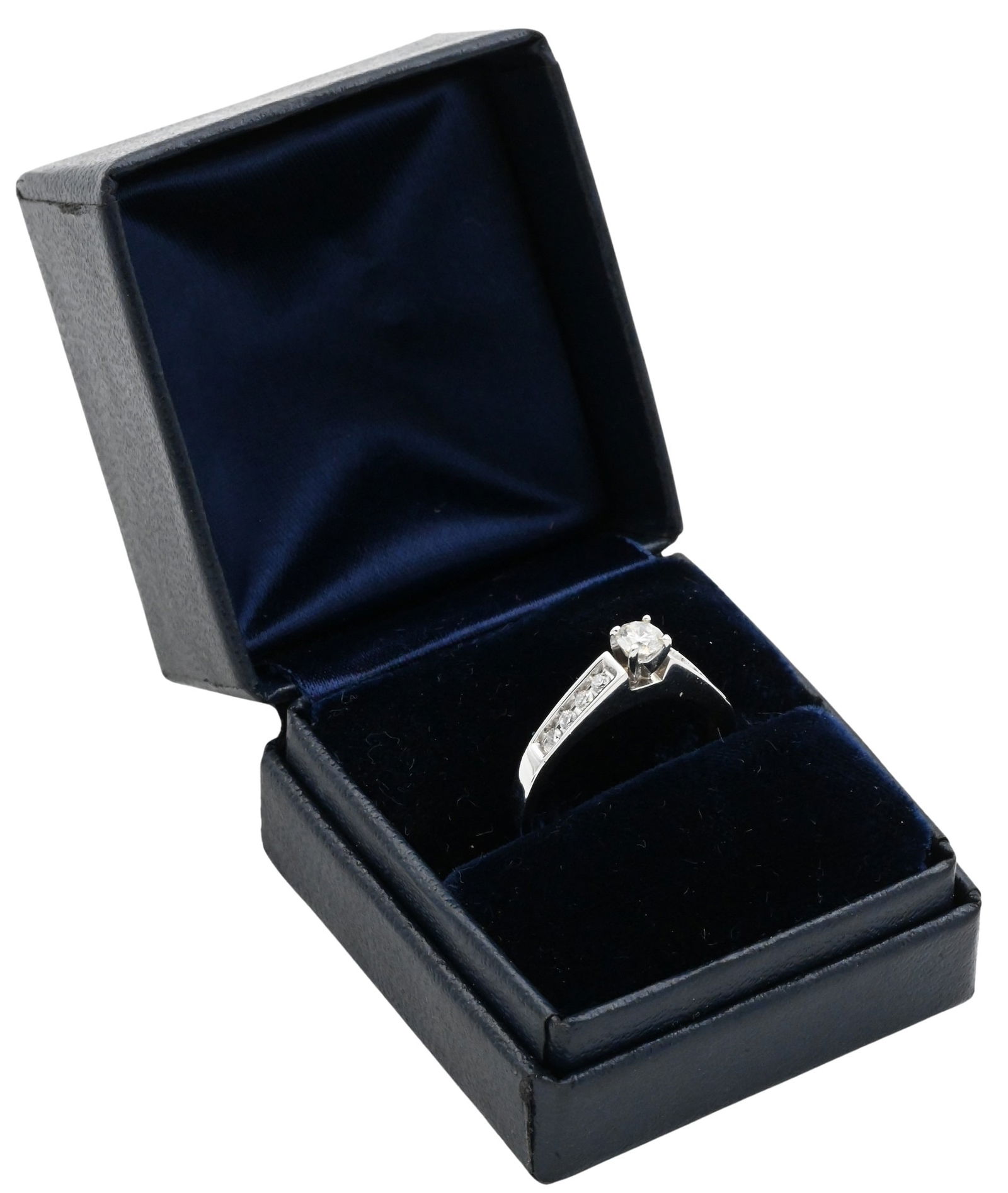 14K White Gold Diamond Engagement Ring (1 of 4)