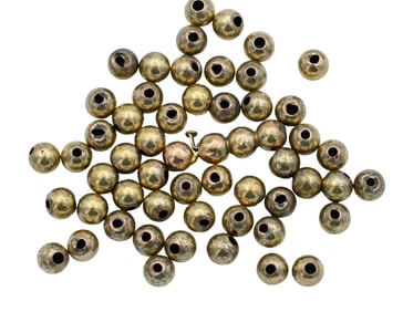 14K Yellow Gold Beads
