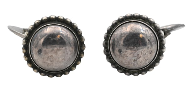 Pair of Georg Jensen Sterling Silver Cufflinks