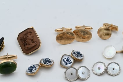 Group of 14K Gold Cufflinks