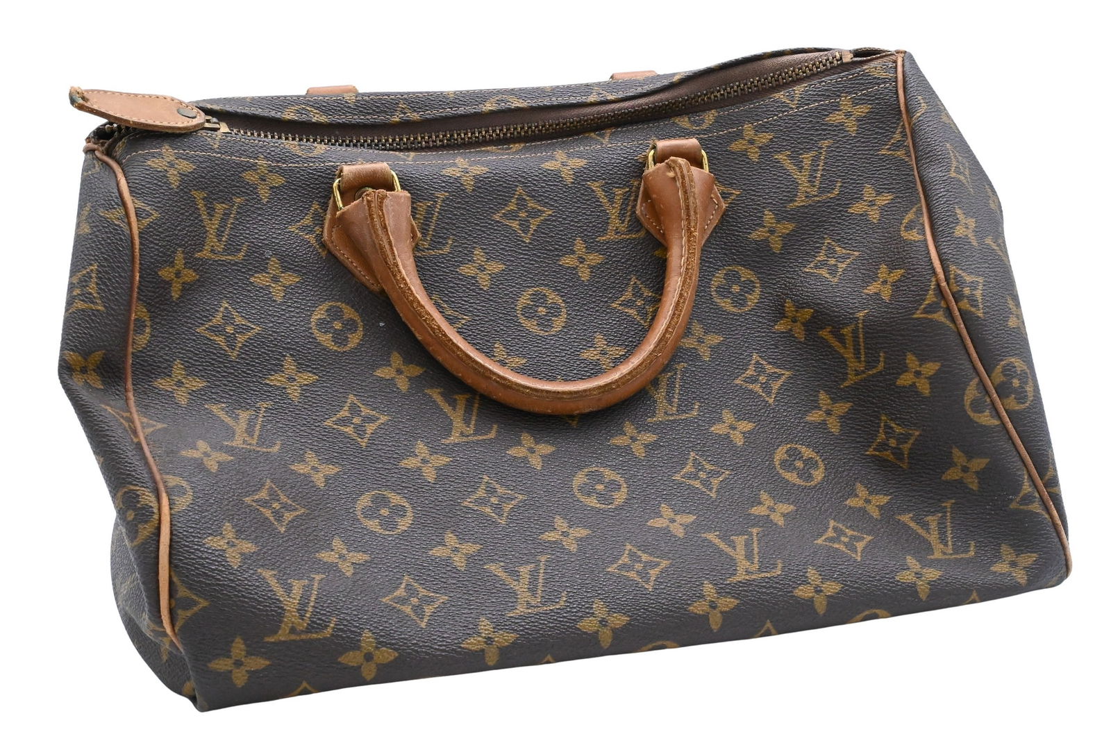 Louis Vuitton Monogram Canvas Speedy 35 Handbag (1 of 4)