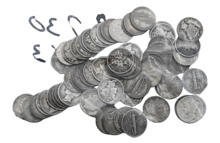 $7.30 Face Value of 90% Silver Dimes