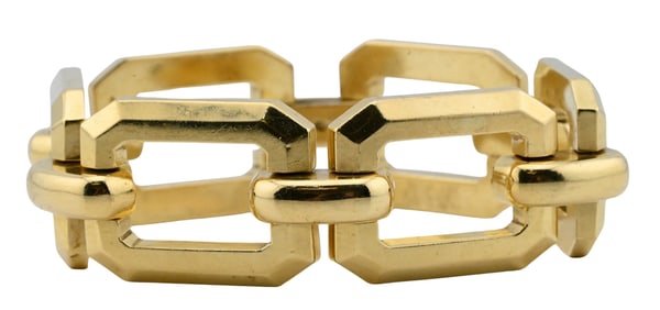 Heavy 18K Yellow Gold Bracelet