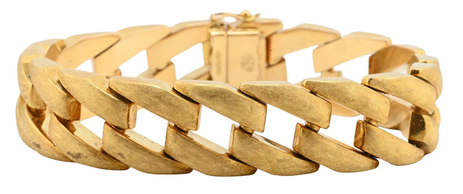 18K Gold Cuban-Link Bracelet (1 of 6)