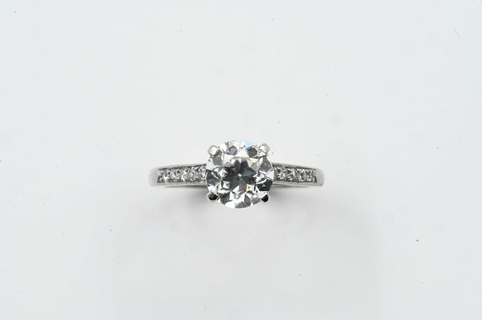 Platinum Natural Diamond Ring (1 of 5)