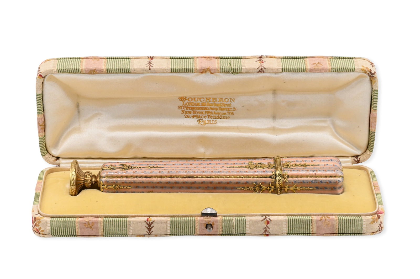 Fine French 18K Gold and Guilloché Enamel Wax Seal (1 of 6)