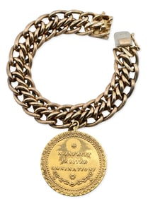 14K Yellow Gold Charm Bracelet