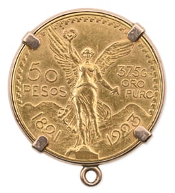 Mexican 50 Pesos Gold Coin