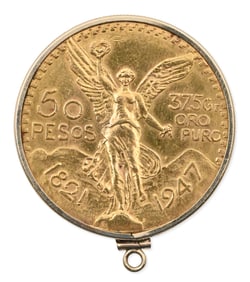 Mexican 50 Pesos Gold Coin