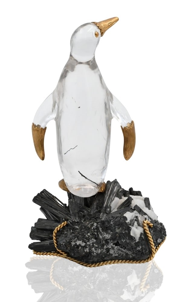 David Webb 18K Gold and Crystal Penguin (1 of 10)