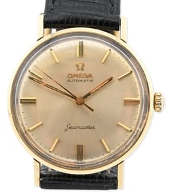 Omega 14K Gold Seamaster Automatic
