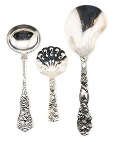 Three Tiffany & Co. Sterling Silver Serving Pieces