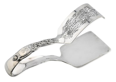 Tiffany & Co. Sterling Silver Server, Chrysanthemum Pattern, Pat. 1880
