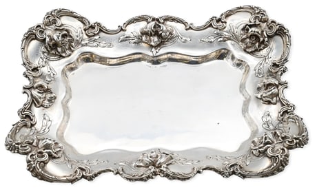WM.B. KERR & CO Sterling Silver Rectangular Tray