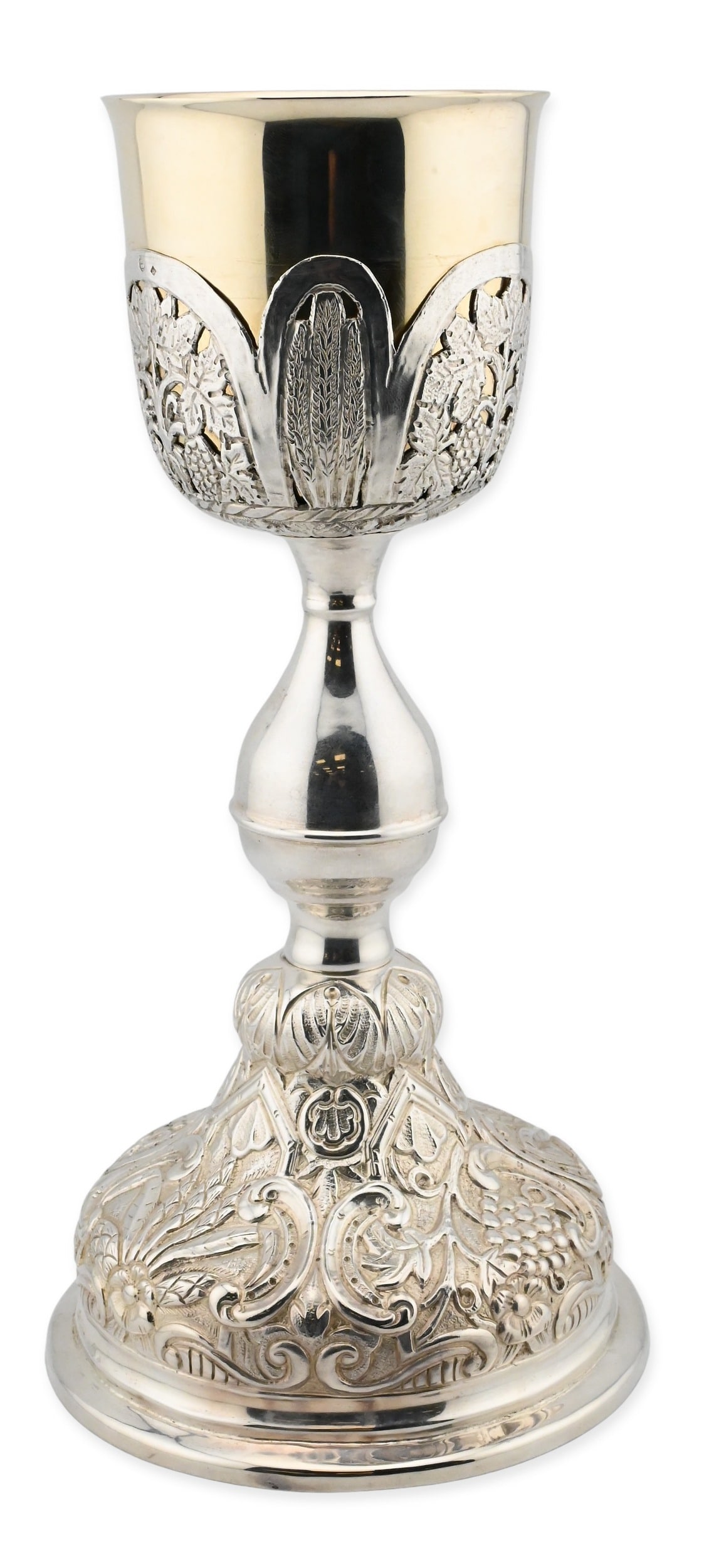 European Silver Baroque Chalice (Pre-1800) (1 of 5)