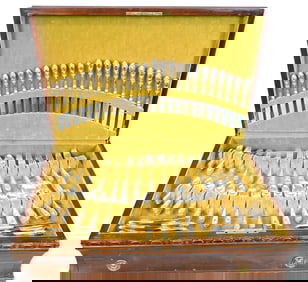 269 Piece International Silver Sterling Flatware Set, Fontaine Pattern