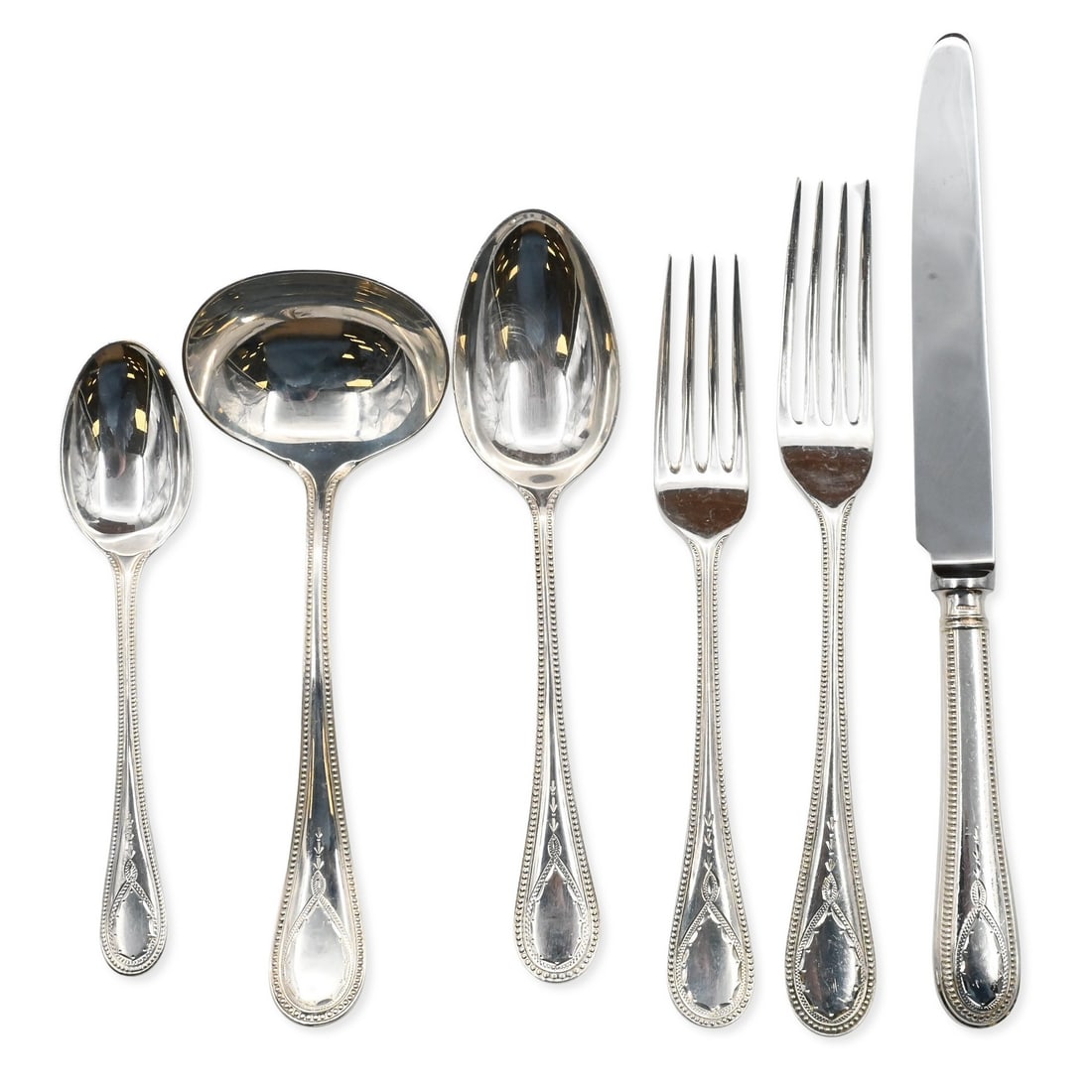 70 Piece C J Vander Ltd Sterling Silver Flatware Set (1 of 11)