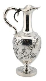 Japanese Silver Covered Ewer