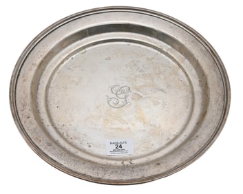 S. Kirk and Son Sterling Silver Circular Tray