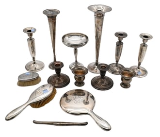 Group of Weighted Sterling Silver