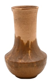 Grueby Pottery Matte Brown Vase