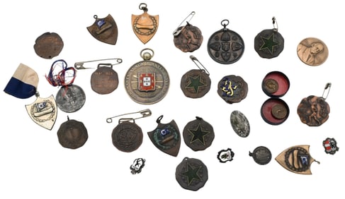 Group of Medals and Badges