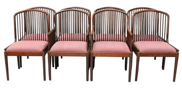 Set of Eight David Allen For Stendig "Andover" Dining Chairs
