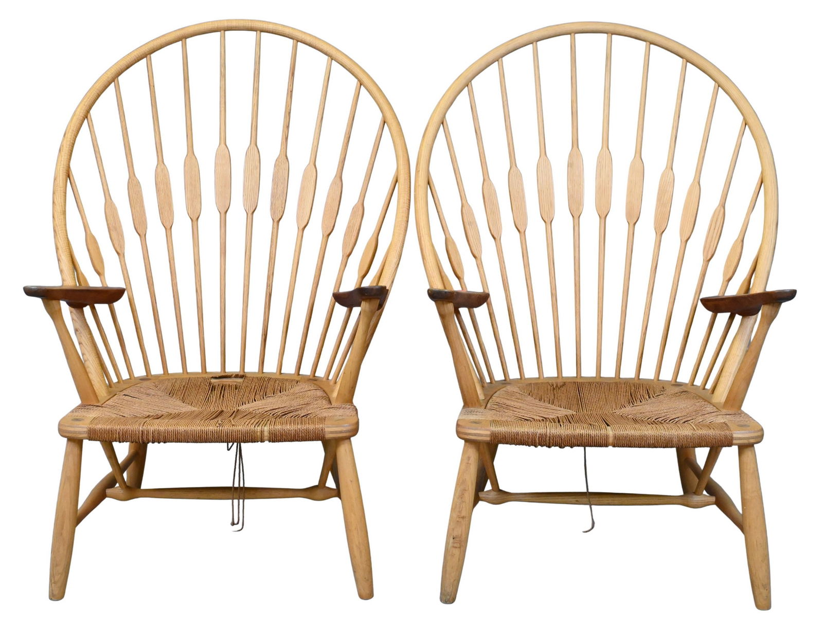 Pair of Hans Wegner PP550 Peacock Chairs (1 of 6)