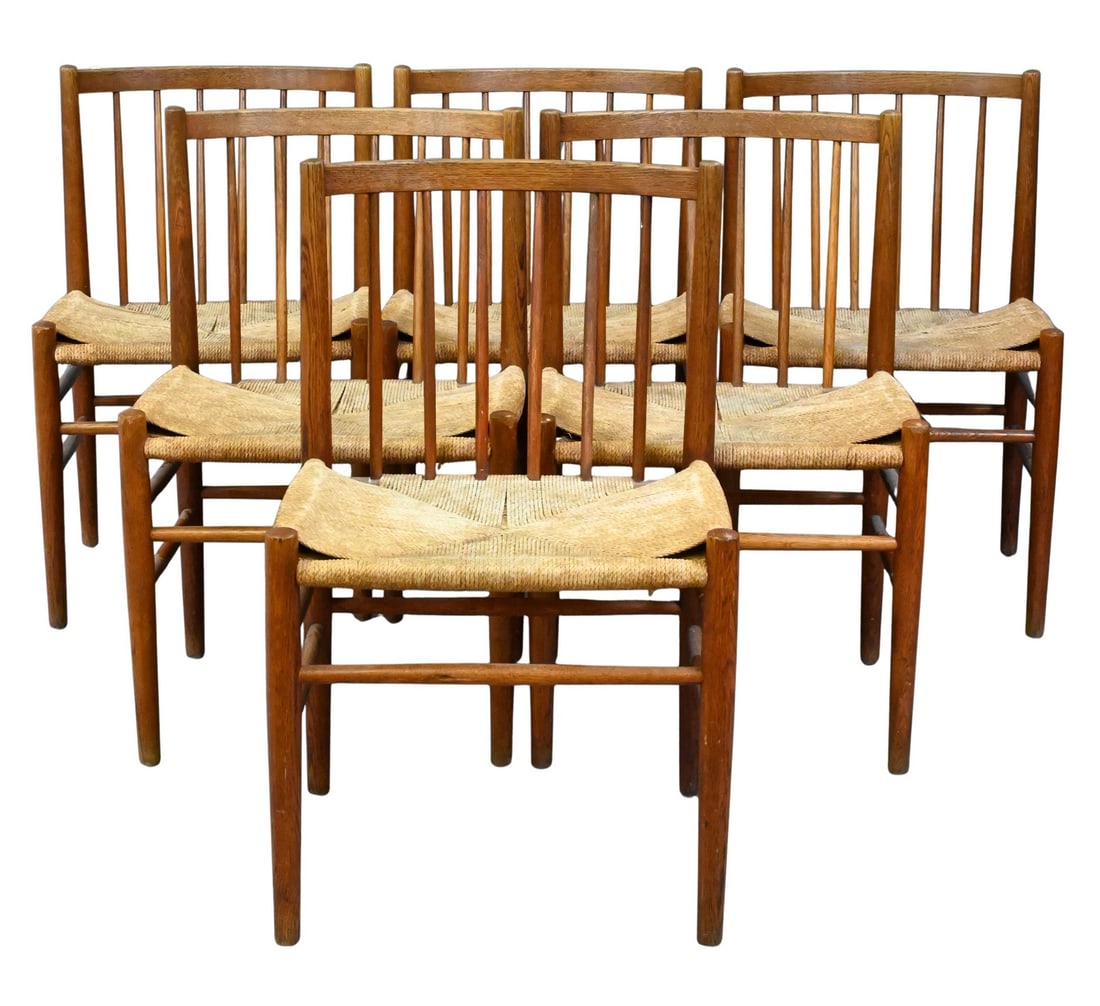 Set of Six Jorgen Baekmark for FDB Mobler Teak Dining Chairs (1 of 6)