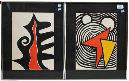 Two: Alexander Calder (American 1898-1976)