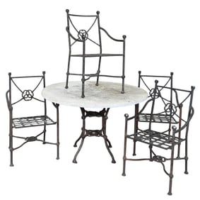 Six Piece Outdoor Set in the Manner of Ilana Goor