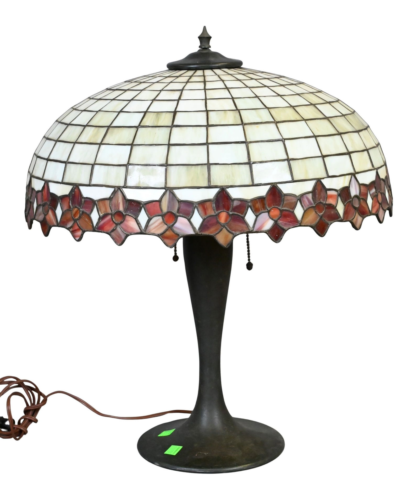 Leaded Glass Table Lamp (1 of 4)