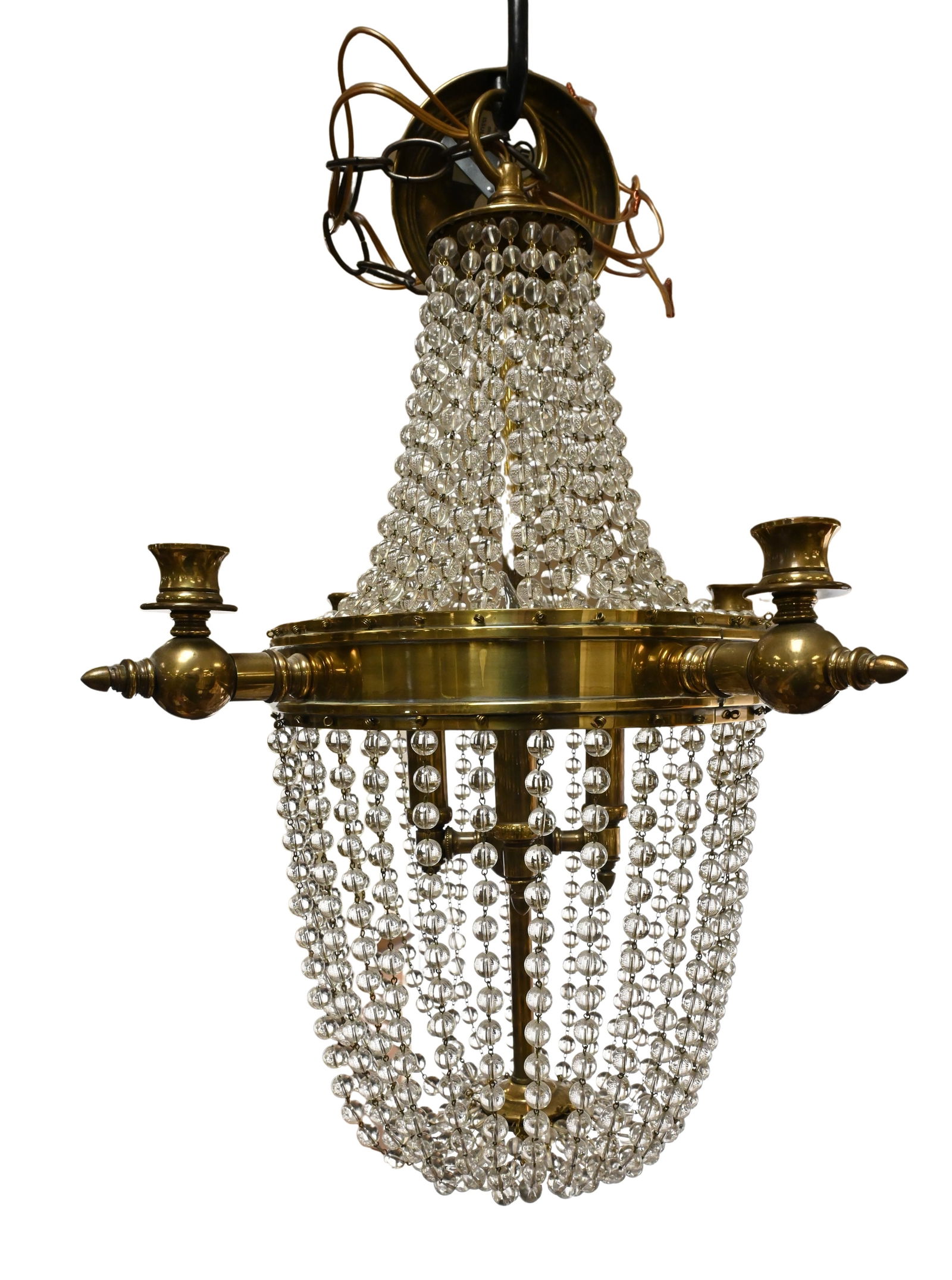 French Empire Style Crystal Chandelier (1 of 5)