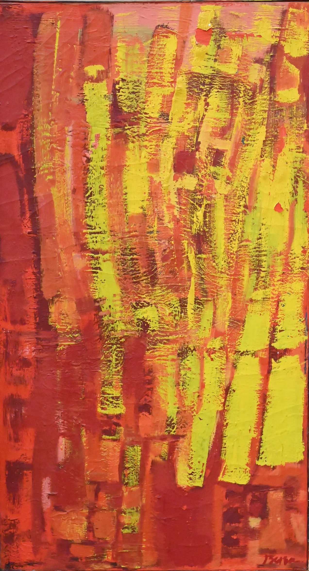 Peter Busa (American 1914-1985): Peter Busa (American 1914-1985) "The Juggler in the Baroque Theme" Oil on canvas Signed lower right Busa 36" x 20" Provenance: Bertha Schaefer Gallery, New York