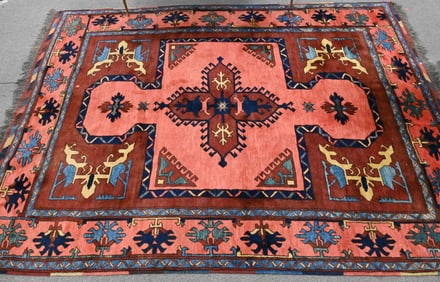Caucasian Style Oriental Area Rug