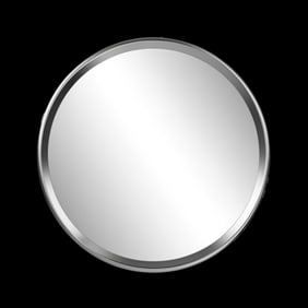 Mid-Century Modern Round Mirror