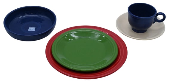 44 Piece Assembled Set of Fiestaware
