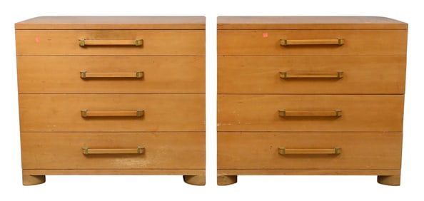 Pair of John Widdicomb Mid-Century Modern Chests