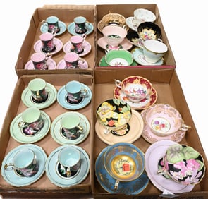 Four Box lots of Paragon Bone China Teacups and Saucers