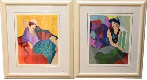 Two: Itzchak Tarkay (Israeli 1935-2012)