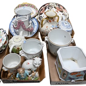 Five Box Lots of Miscellaneous Porcelain