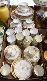 Three Box Lots of Porcelain Teacups and Saucers