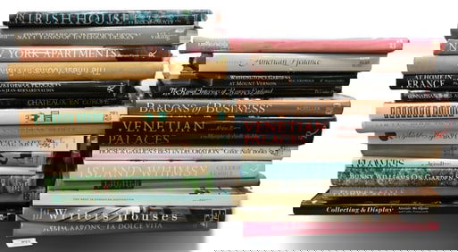 Approximately 27 Interior Design, Garden, and Decorative Arts Books